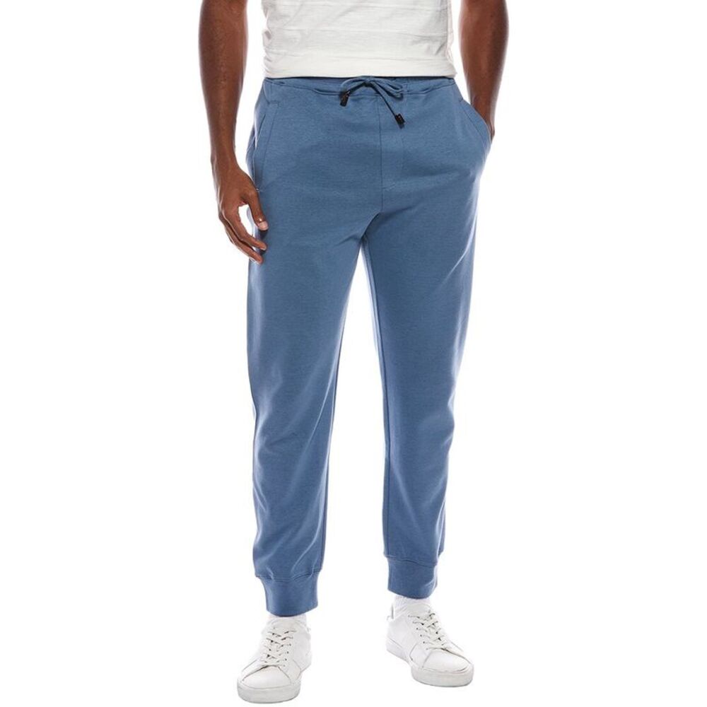 Isaia Mens  Track Pant, Blue